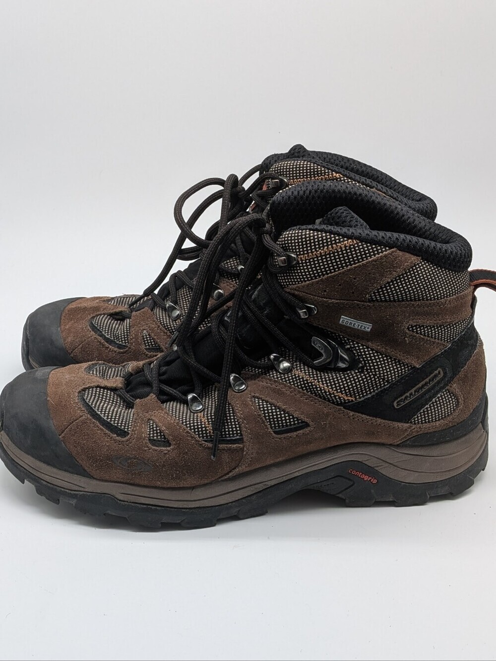 Salomon Discovery GTX Waterproof Hiking Boots Men's Size 12 Gore-Tex Contagrip